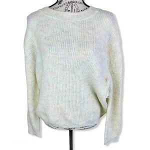 BP crewneck rainbow knit pullover sweater- M